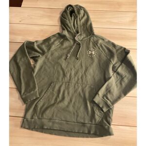 Under Armour Men’s Freedom Hoodie Green ColdGear Siz M USA Flag Graphic